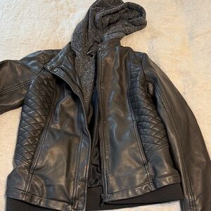 Men's Black Quilted Leather Jacket